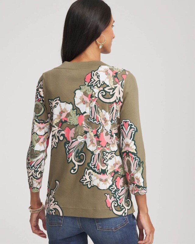 Pima 3/4 Sleeve Tee - image 3